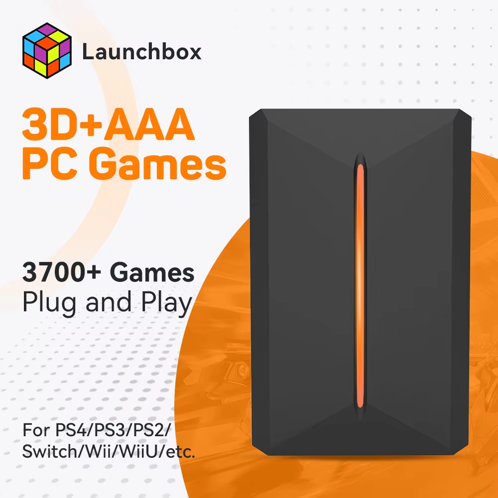 Gaming Console.Emulators - Launchbox 500G Gaming HDD voor PS4/PS3/Switch/PS2/PS1/WII/WIIU
