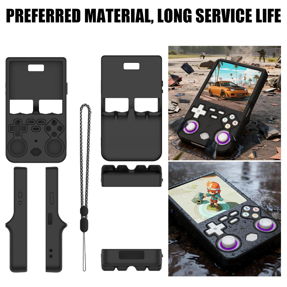 Gaming Console R36 Ultra - Voor R36 Ultra siliconen beschermhoes Handheld