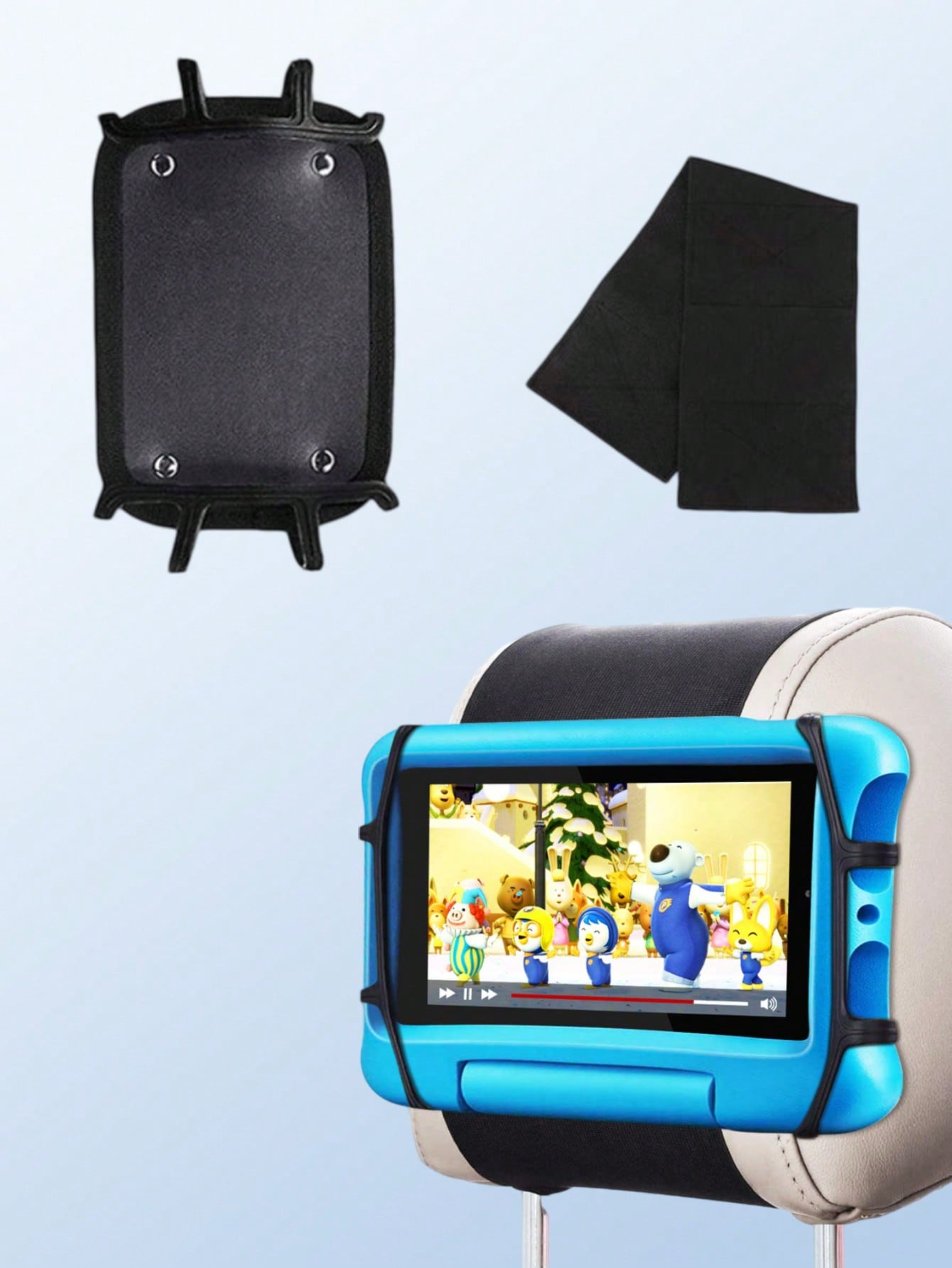 Gaming Console Holder - Tablethouder voor autohoofdsteun – 360 °