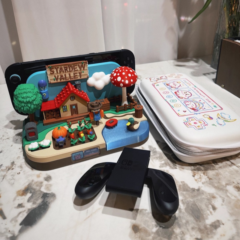 Gaming Console Holder - Switch Dock Stardew Valley Farm Thema
