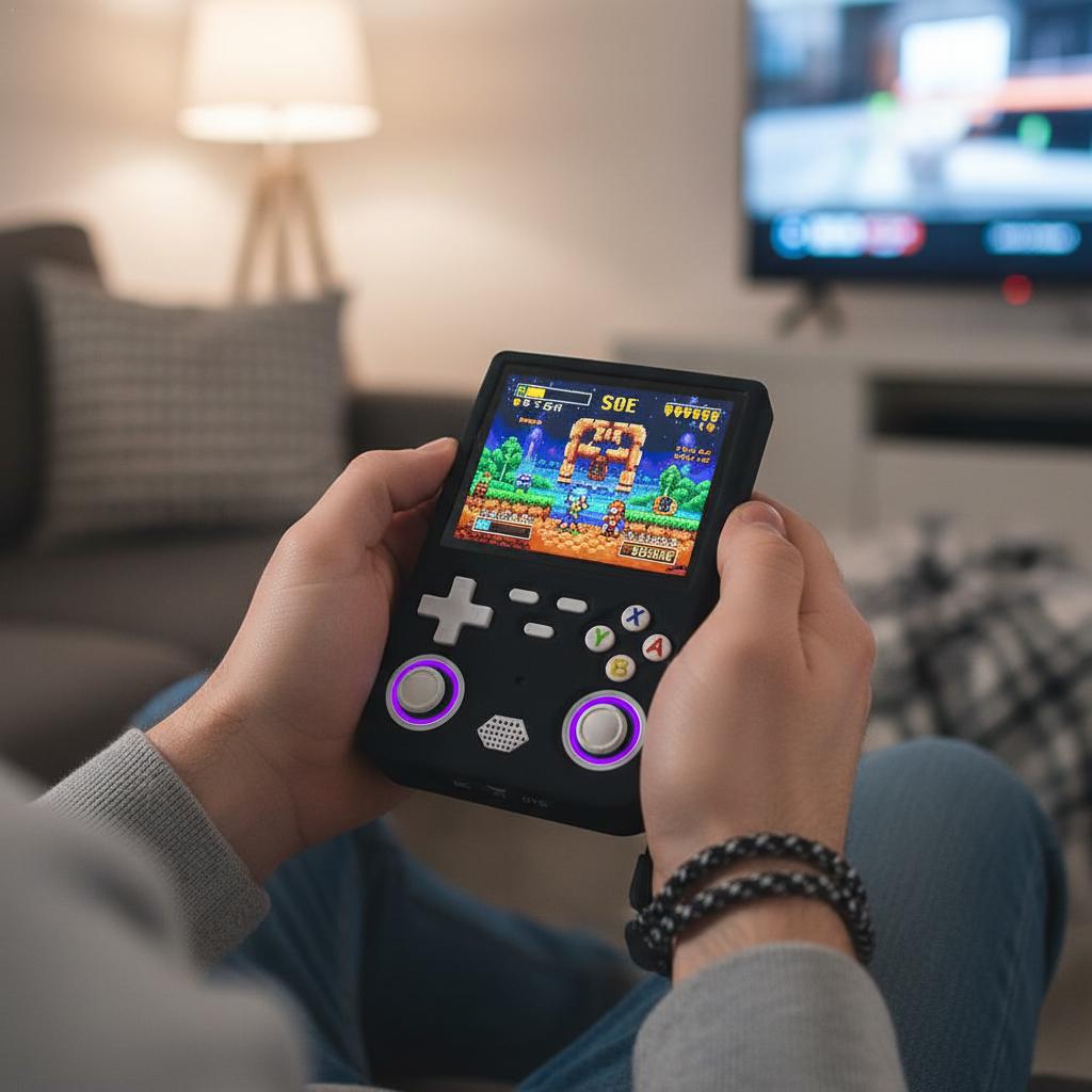 Gaming Console R36 Ultra - Voor R36 Ultra siliconen beschermhoes Handheld