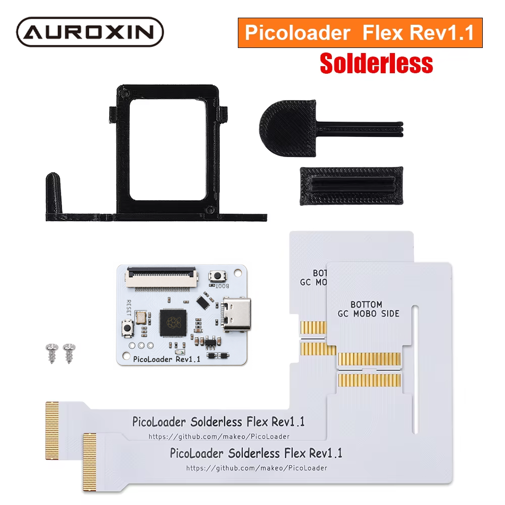 Gaming Console Stand - PicoLoader Flex Rev1.1 Soldeerloze kabel Open