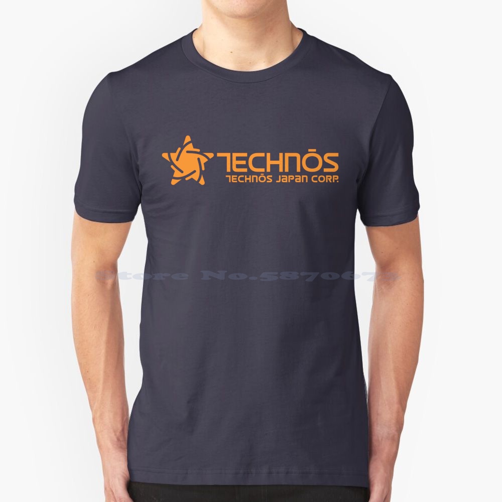 Gaming Console Japan - Technos Japan Licht T-Shirt 100% Katoen