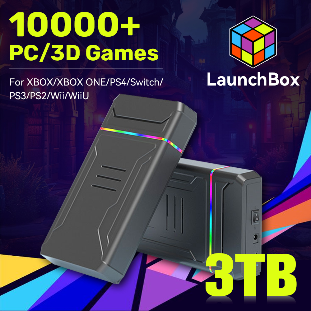 Gaming Console In Chinese - JMachen Launchbox 3TB Gaming HDD Video