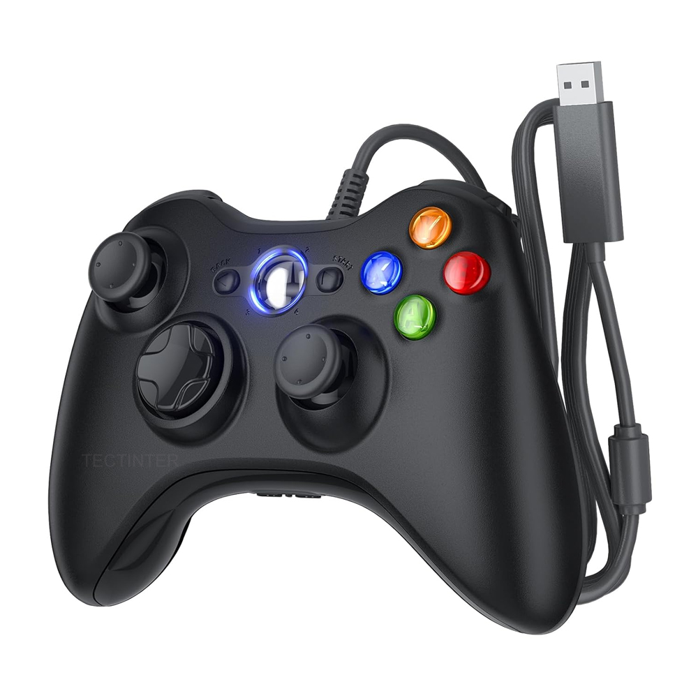 Gaming Console Xbox 360 - Wired USB Game Controller Voor Xbox