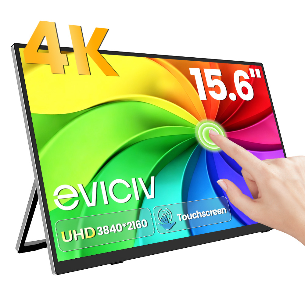 Gaming Console Portable Pc - EVICIV 4K Draagbare Monitor 10-Punts Touchscreen