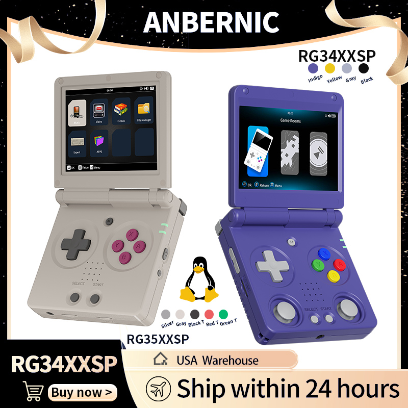 Anbernic RG34XXSP RG35XXSP Fli - Gaming Console In Chinese recensie en prijs