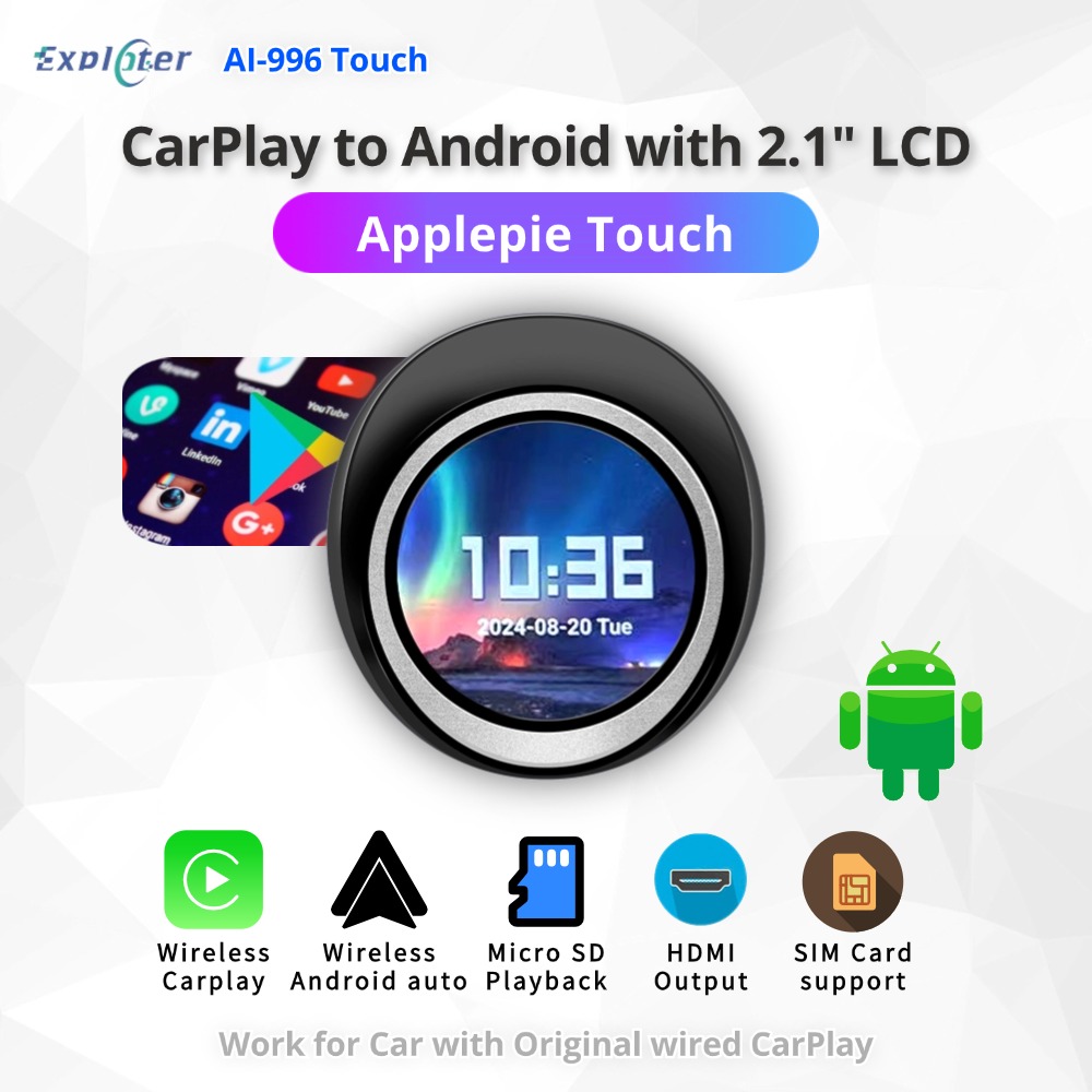 EXPLOTER ApplePie Touch CarPla - Hdmi Cable 2.1 recensie en prijs