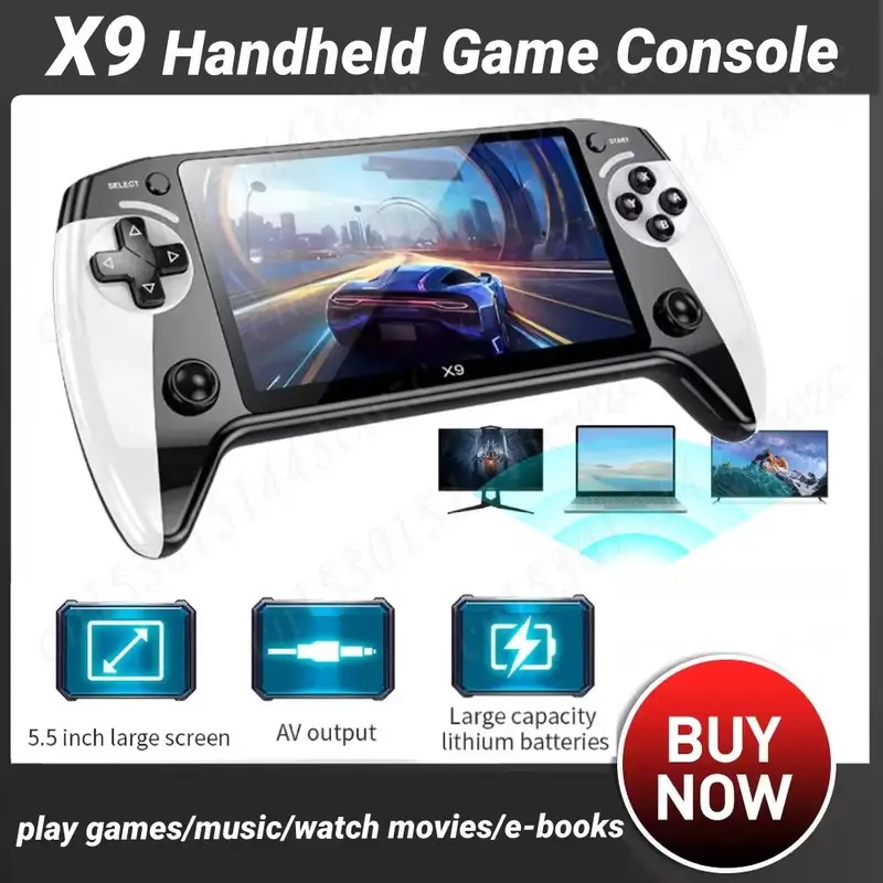X9 Pocket Videogameconsole 5,5 - Gaming Console.Emulators recensie en prijs