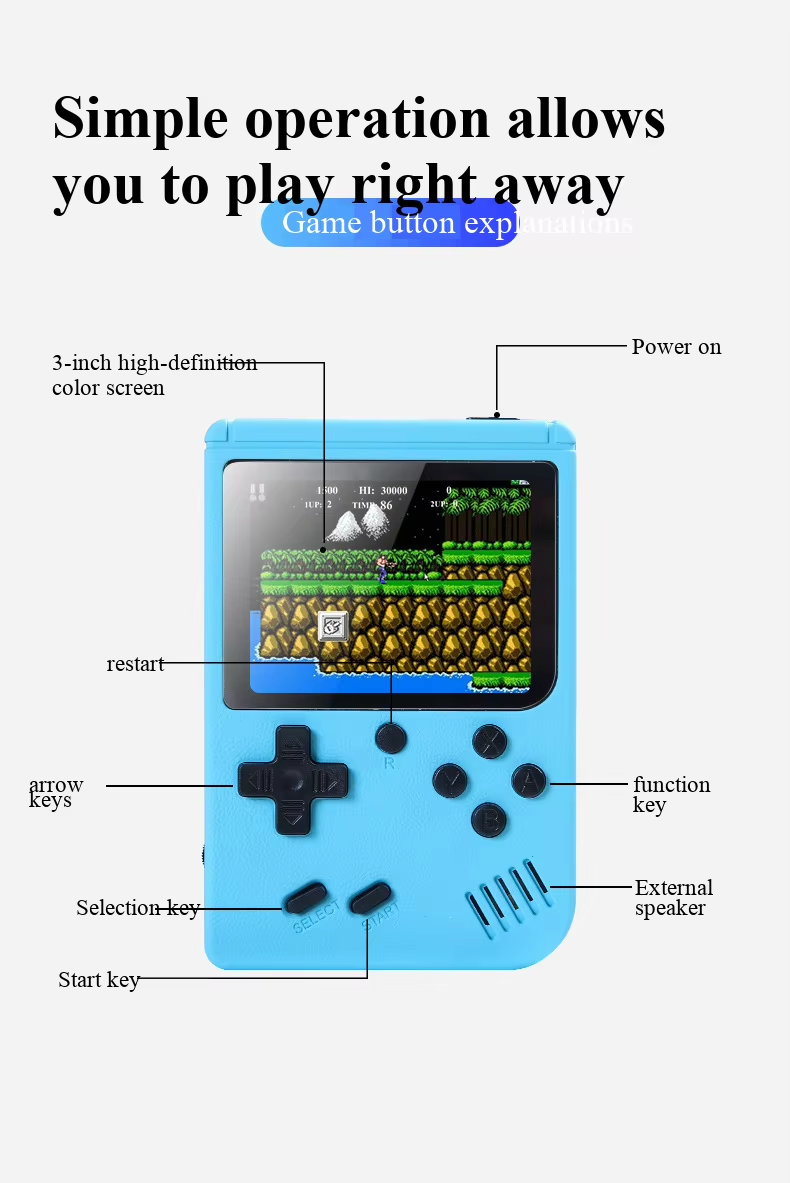 400-in-1 MINI Games Handheld G - Gaming Console In Chinese recensie en prijs