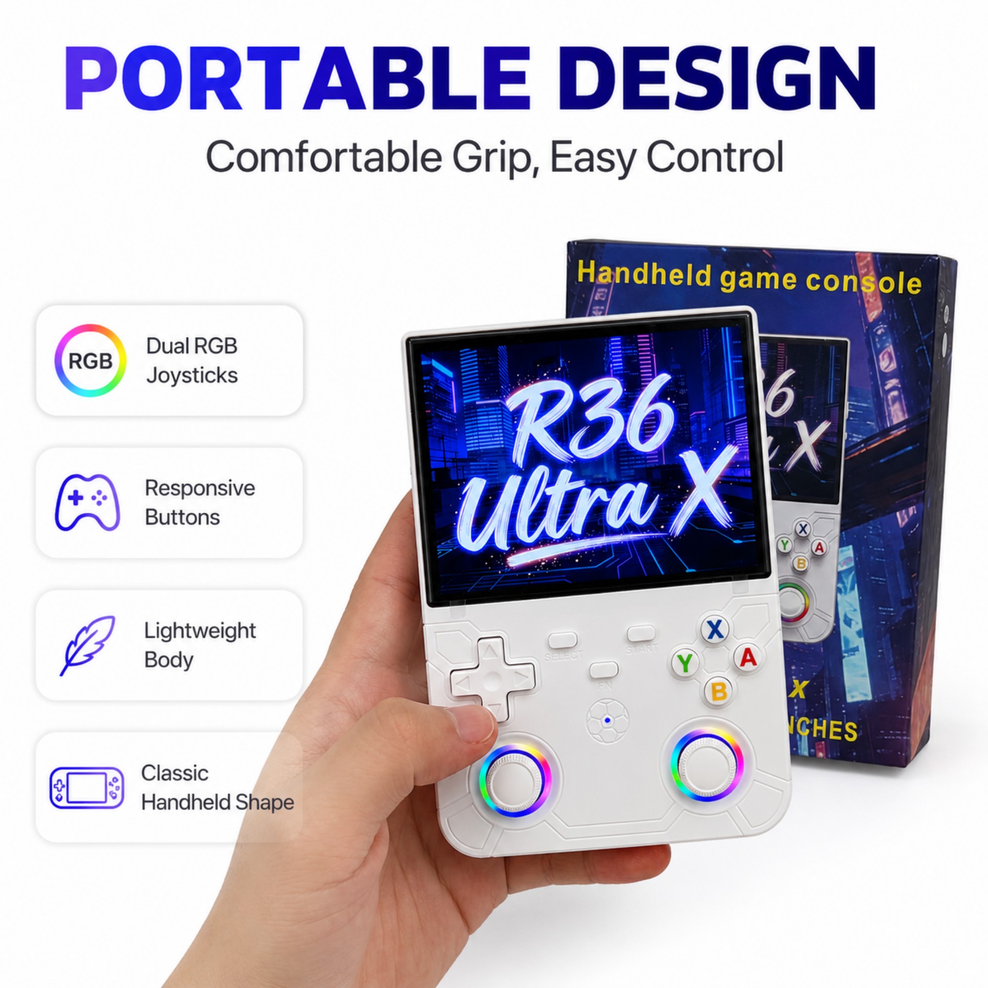 Retro Handheld Game Console R3 - Gaming Console R36 Ultra recensie en prijs