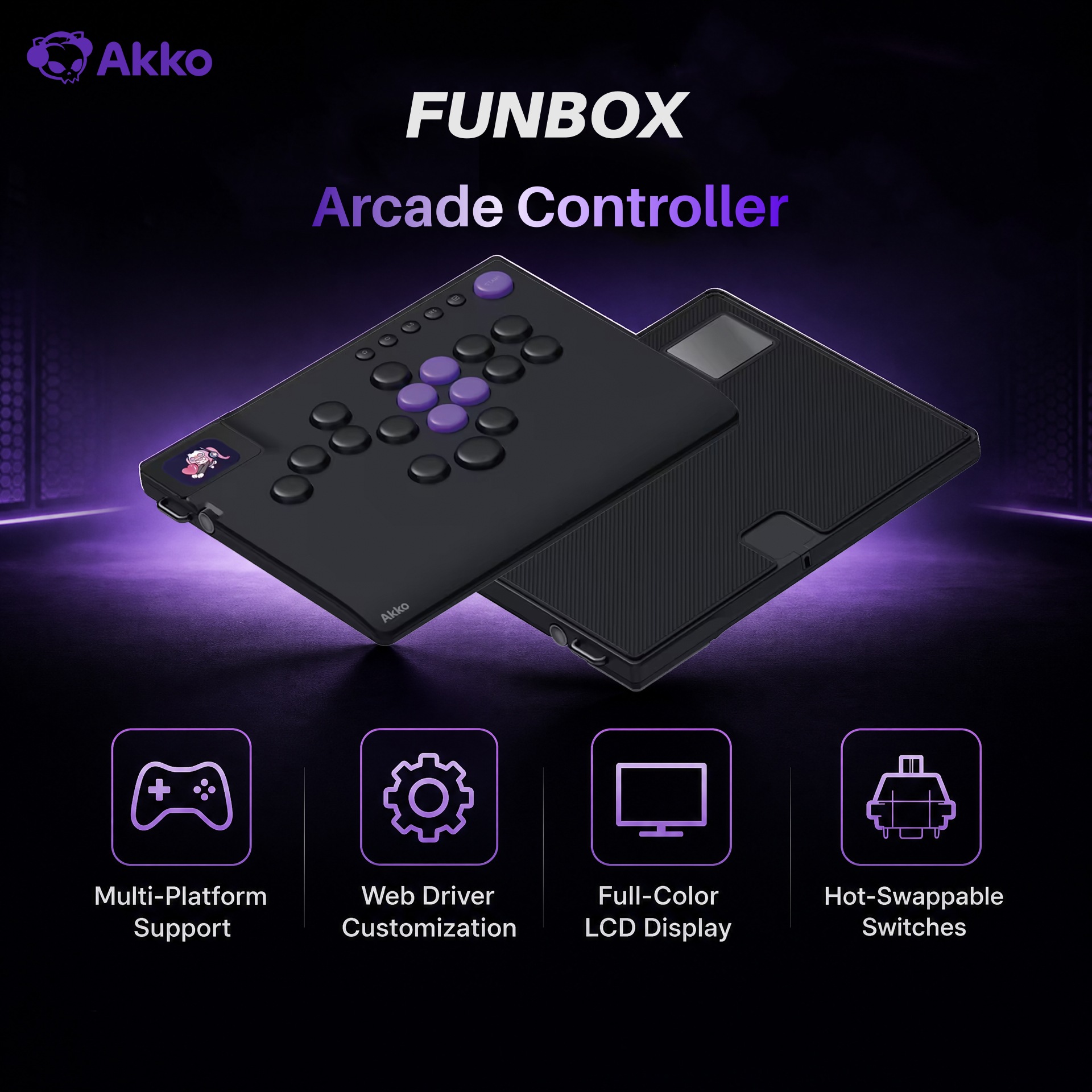 Akko FUNBOX Magnetische Hendel - Gaming Console Tv Stick recensie en prijs