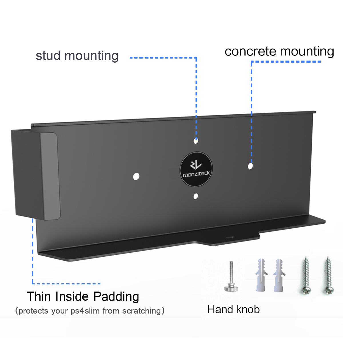 Monzlteck muurbeugel voor PS4  - Gaming Console Stand recensie en prijs