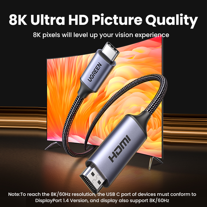 UGREEN USB C naar 4K 8K HDMI-c - Hdmi Cable 2.1 recensie en prijs